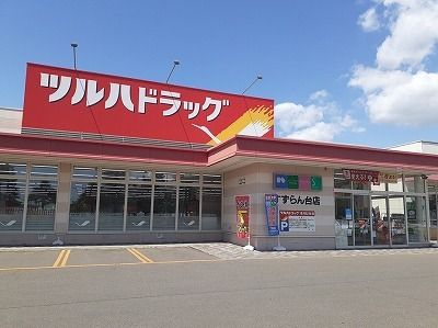 近くのツルハドラッグすずらん店まで800m（徒歩10分）