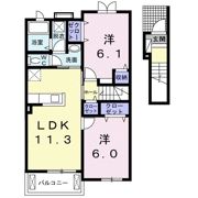 レガーメ Ⅰの間取り画像