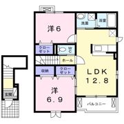 フルールの間取り画像