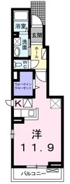 みどりのハイツの間取り画像