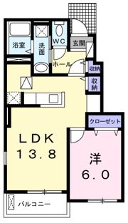 グランソレイユの間取り画像