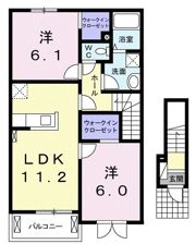 アルカンシエルⅡの間取り画像