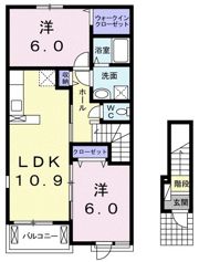 ベルカーサBの間取り画像