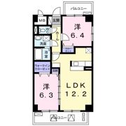 ホワイトメゾン平針の間取り画像