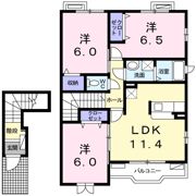 レジデンス K＆Bの間取り画像