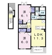 サンリットAの間取り画像