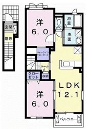 ミルトD （mild）の間取り画像