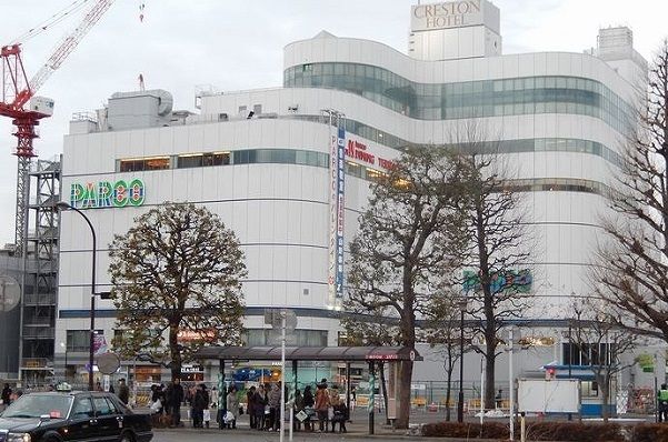 近くのパルコまで1,100m（徒歩14分）