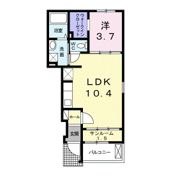 ラ・メゾンの間取り画像