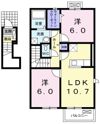 ラブリー・K Ⅰの間取り画像