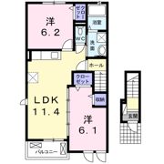 ラティナ クレールの間取り画像