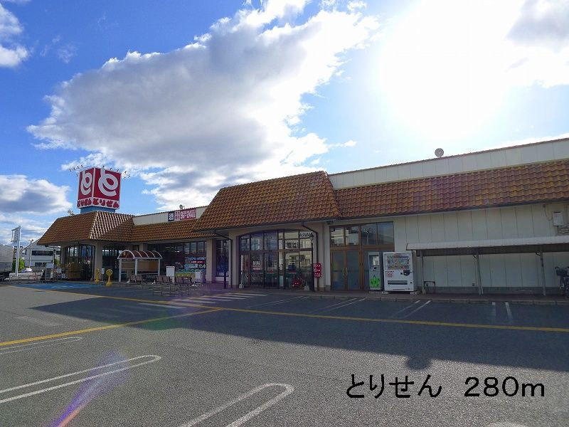 近くのとりせんまで280m（徒歩4分）