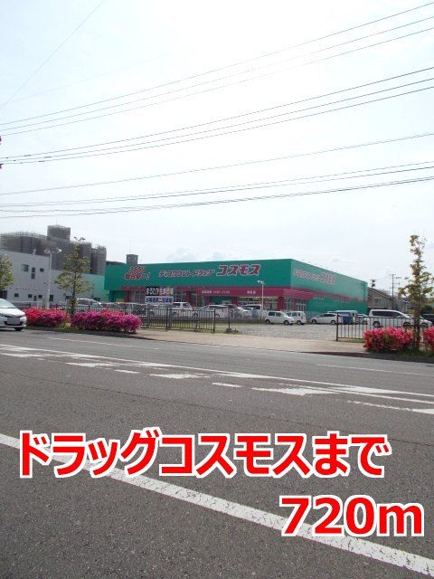 近くのドラッグコスモスまで720m（徒歩9分）