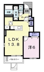 メルベーユの間取り画像