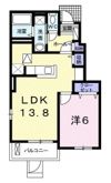 メルベーユの間取り画像
