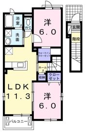 ヴィラ・ソーレⅡの間取り画像