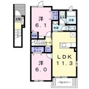 グリーン ヒルAの間取り画像