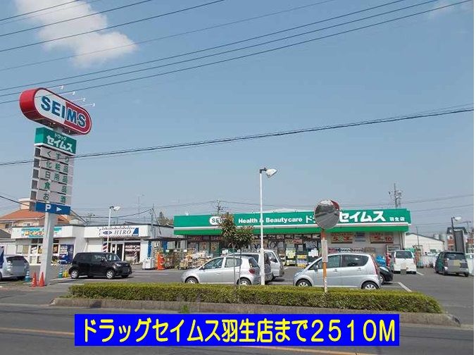 近くのドラッグセイムス羽生店まで2,510m（徒歩32分）