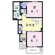 ドルチェ ヴィータ Ⅱの間取り画像