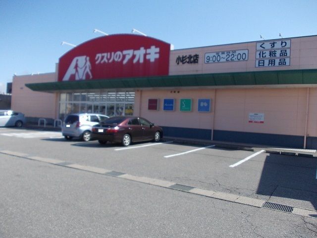 近くのクスリのアオキまで350m（徒歩5分）