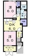 ベル シェリルBの間取り画像