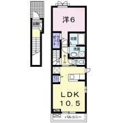 ソレアードⅤ Bの間取り画像