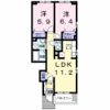 ローリエ伊勢崎亭Ⅱの間取り画像
