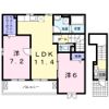 メゾンソレイユの間取り画像