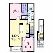 メリディアンベル稲葉の間取り画像