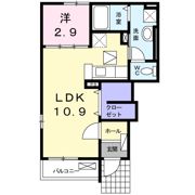 エヌエスハイム Dの間取り画像