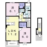 アイメニーエヌケー Ⅱの間取り画像