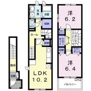 カルム オーブ Ⅱの間取り画像