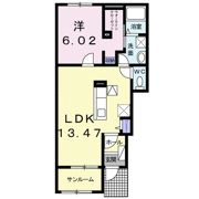 Ruhe Zの間取り画像