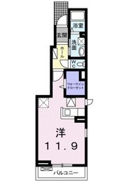 メゾンラフレシールⅡの間取り画像