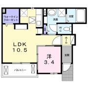 リリー・ヴァリーⅩの間取り画像