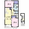 グランパール延方Ⅰの間取り画像