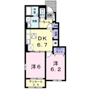 グランパール延方Ⅱの間取り画像