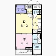 アンジュ グリシーヌの間取り画像