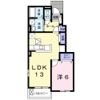 リバー広川Ⅲの間取り画像