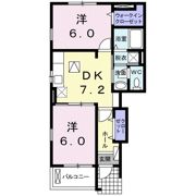 ルミエール 花Ⅱの間取り画像