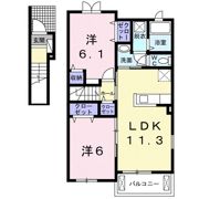 シャノアール西大井Ⅰの間取り画像