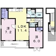 カトルセゾンAの間取り画像