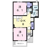 クラール・イリサⅡの間取り画像