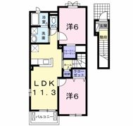 メゾン ド ソレイユの間取り画像