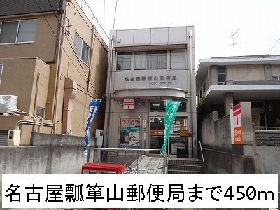 近くの名古屋瓢箪山郵便局まで450m（徒歩6分）