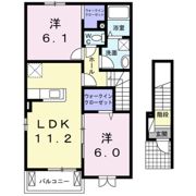 フレージュ パラッツォ Aの間取り画像