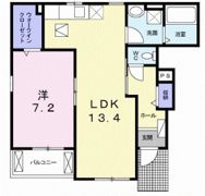 グランデュオBの間取り画像