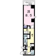 フレスクーラ神楽坂の間取り画像