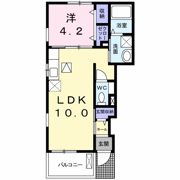 クラール名東 Aの間取り画像