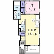 クラール名東 Aの間取り画像
